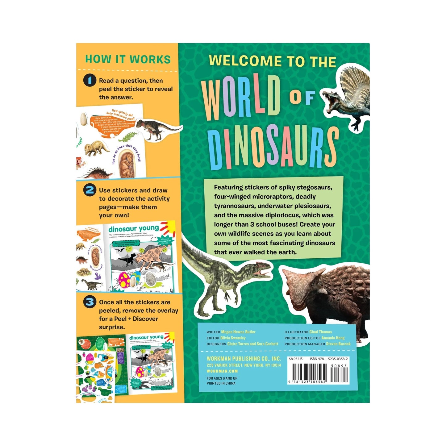Peel & Discover: Dinosaurs