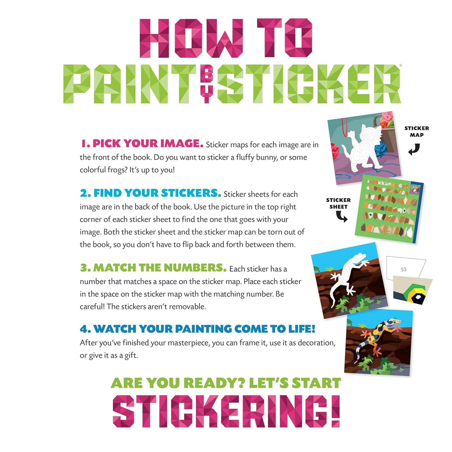 Paint by Sticker Kids: Pets