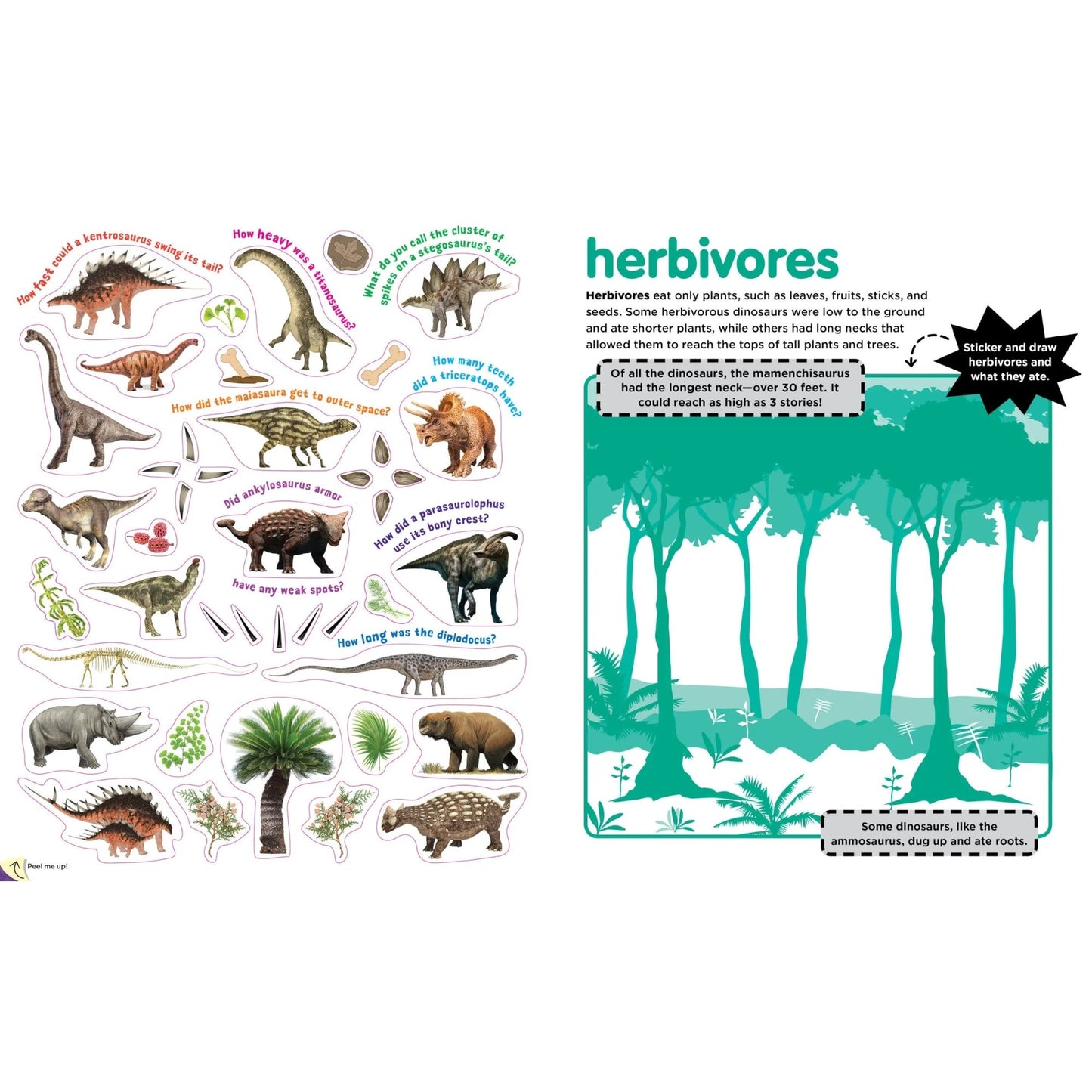 Peel & Discover: Dinosaurs