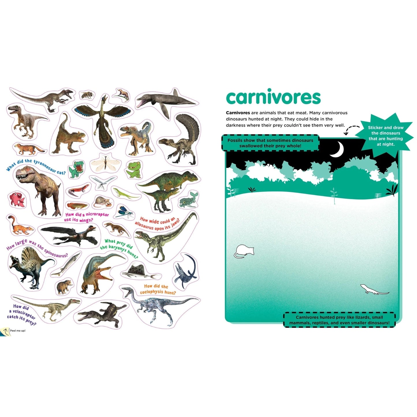 Peel & Discover: Dinosaurs