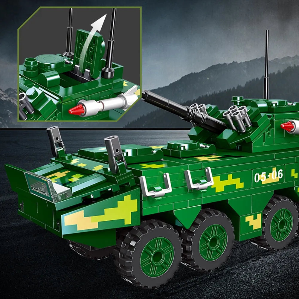 jiestar military type 09 armored infantry fighting vehicle bricks toy usablocks 533 jiestar military type 09 armored infantry fighting vehicle bricks toy usablocks 533
