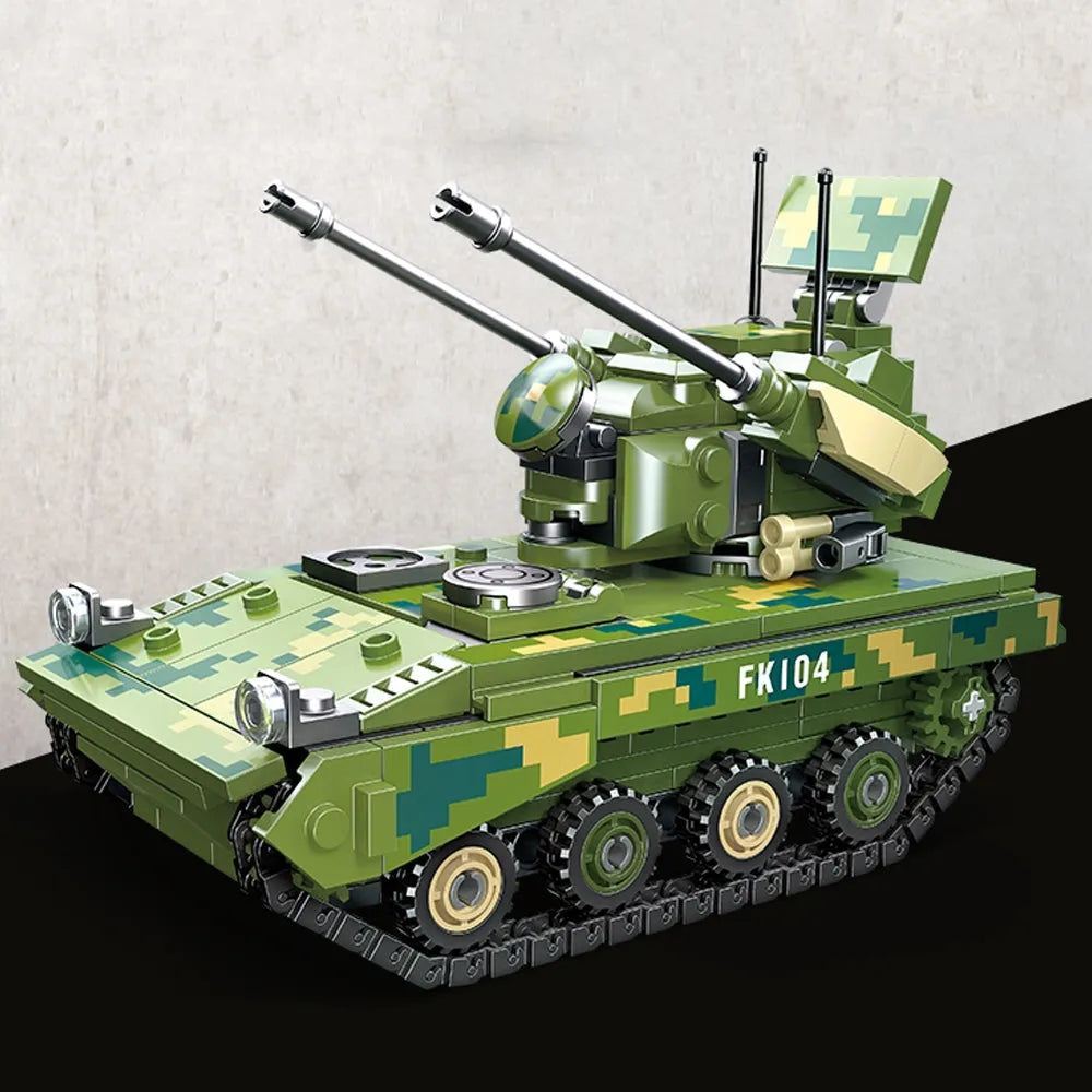 jiestar military type 09 twin 35 anti aircraft gun tank bricks toy usablocks 581 jiestar military type 09 twin 35 anti aircraft gun tank bricks toy usablocks 581