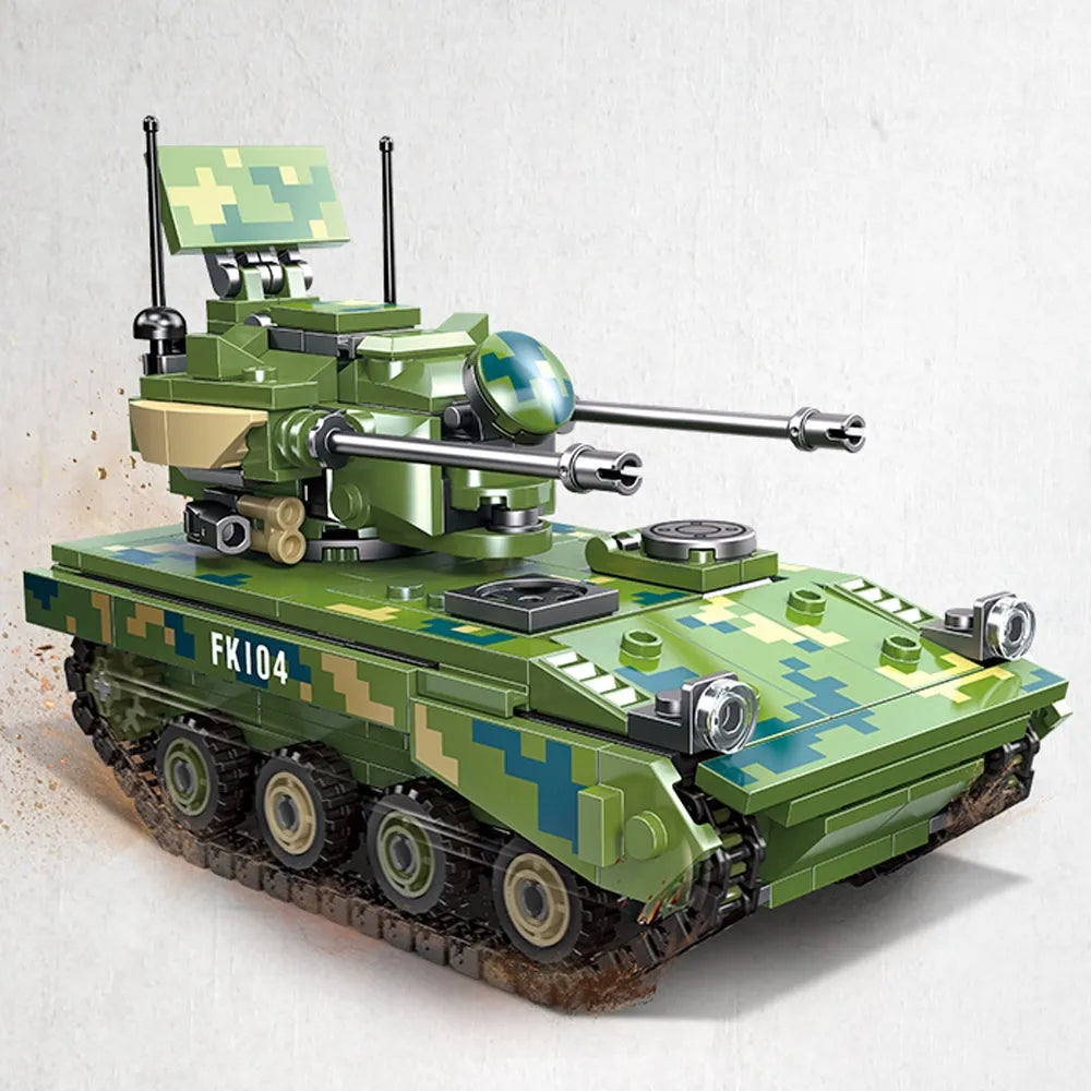 jiestar military type 09 twin 35 anti aircraft gun tank bricks toy usablocks 774 jiestar military type 09 twin 35 anti aircraft gun tank bricks toy usablocks 774