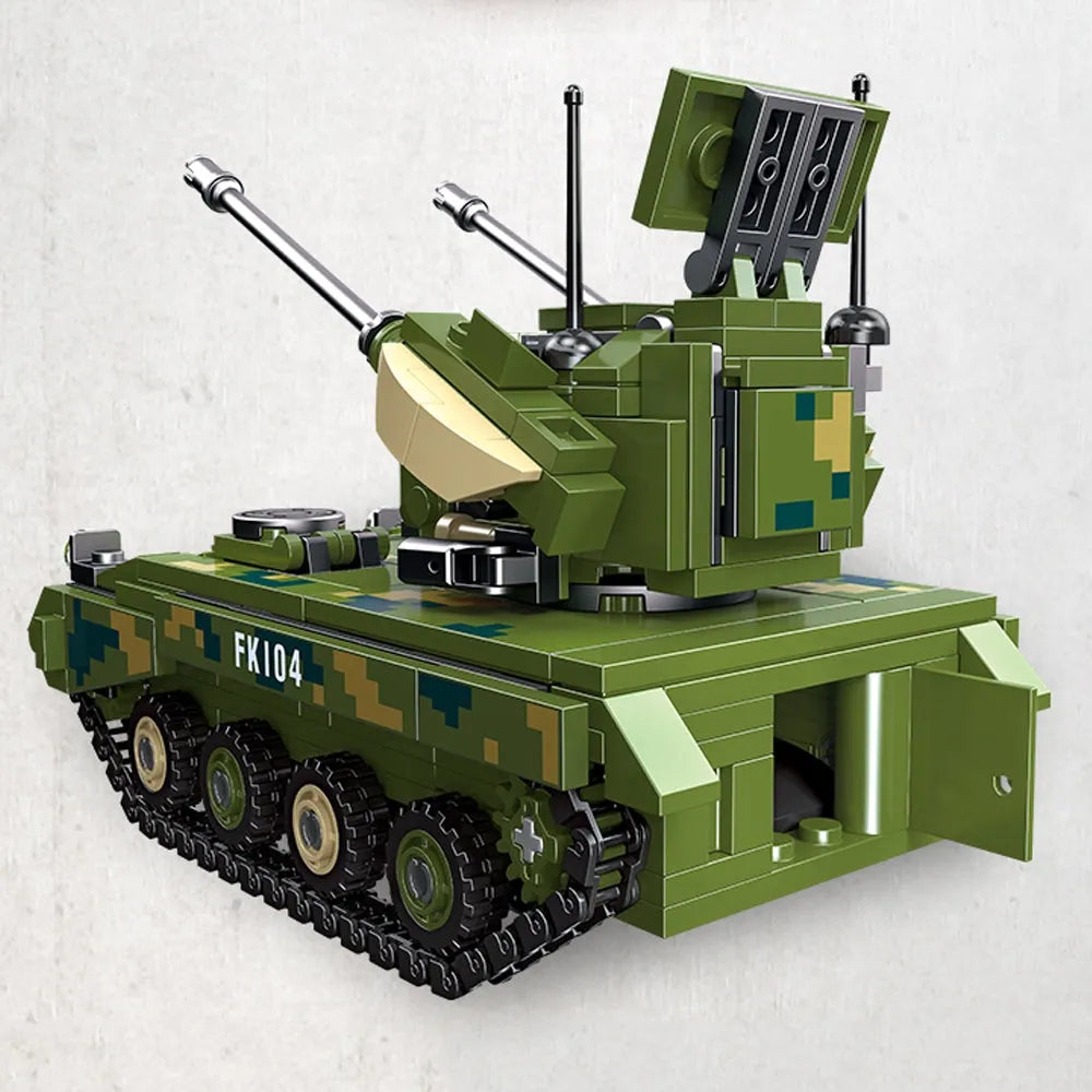 jiestar military type 09 twin 35 anti aircraft gun tank bricks toy usablocks 863 jiestar military type 09 twin 35 anti aircraft gun tank bricks toy usablocks 863