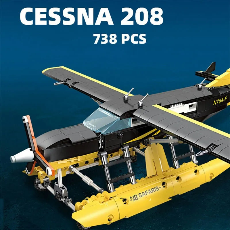 jiestar tech moc cargo plane cessna 208 aircraft bricks toy usablocks 536 jiestar tech moc cargo plane cessna 208 aircraft bricks toy usablocks 536