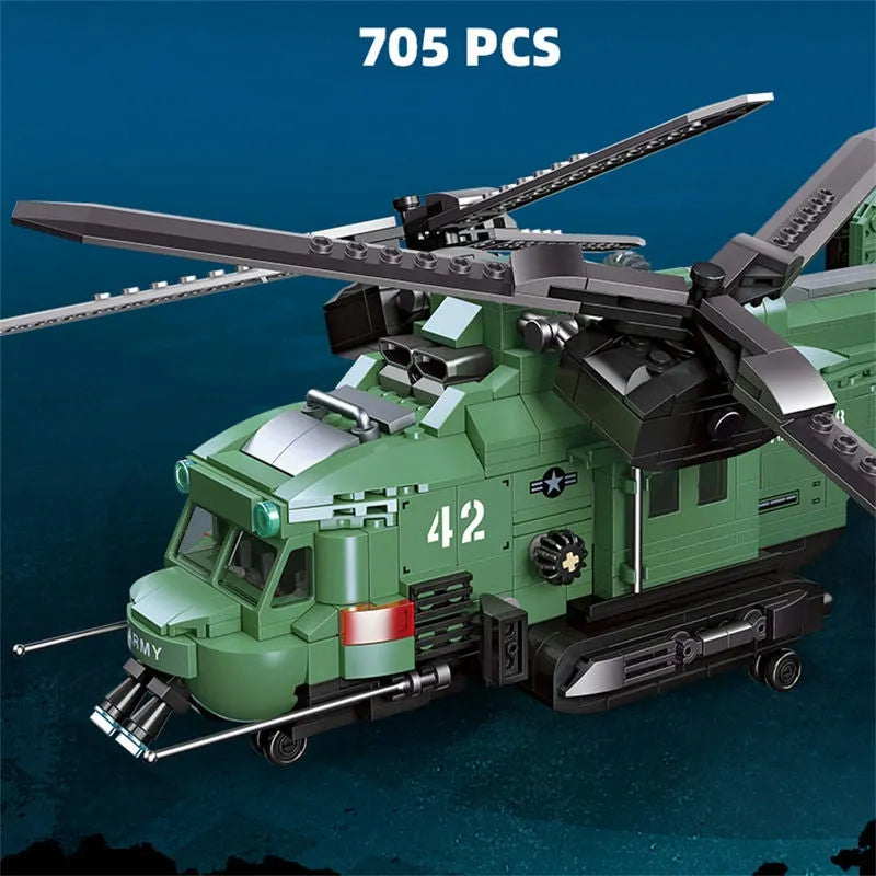jiestar technical moc twin rotor helicopter bricks toy 58008 usablocks 333 jiestar technical moc twin rotor helicopter bricks toy 58008 usablocks 333