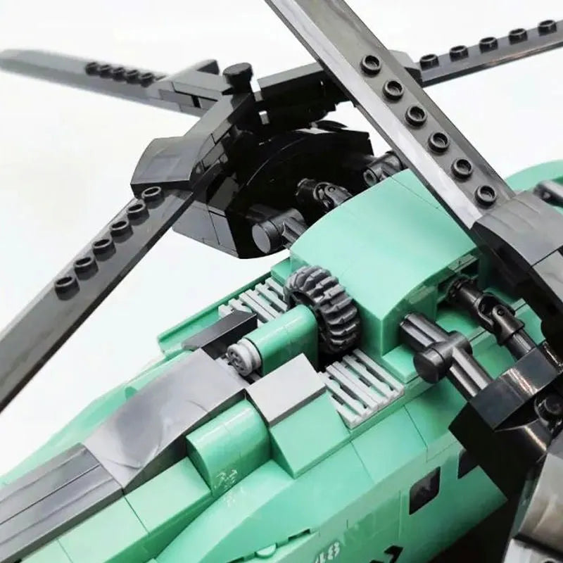 jiestar technical moc twin rotor helicopter bricks toy 58008 usablocks 345 jiestar technical moc twin rotor helicopter bricks toy 58008 usablocks 345