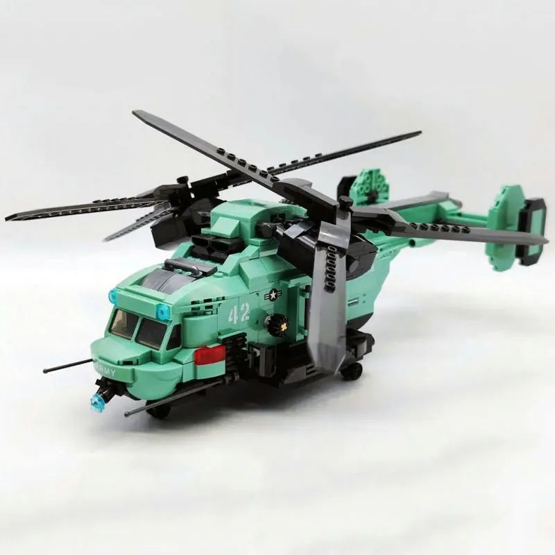 jiestar technical moc twin rotor helicopter bricks toy 58008 usablocks 551 jiestar technical moc twin rotor helicopter bricks toy 58008 usablocks 551