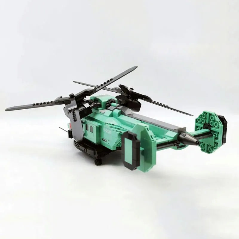 jiestar technical moc twin rotor helicopter bricks toy 58008 usablocks 687 jiestar technical moc twin rotor helicopter bricks toy 58008 usablocks 687
