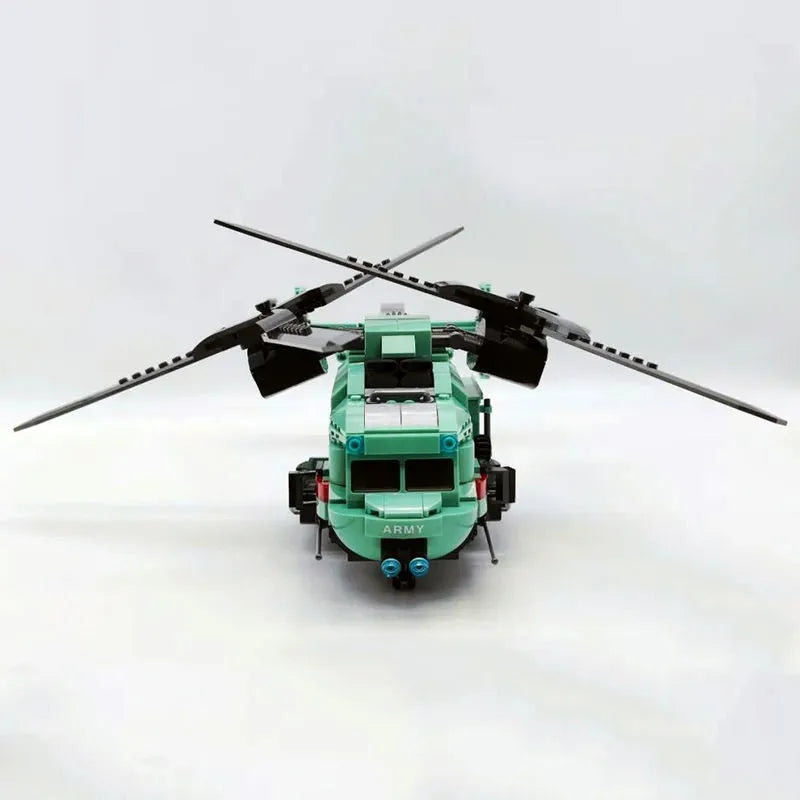 jiestar technical moc twin rotor helicopter bricks toy 58008 usablocks 967 jiestar technical moc twin rotor helicopter bricks toy 58008 usablocks 967